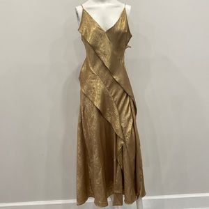 Acler gold queens bridge dress -Size US 8